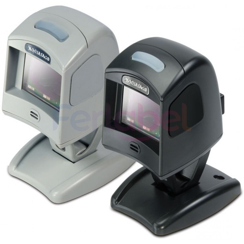 datalogic kit lettore magellan 1100i area imager 2d nero con pulsante green spot targeting, rs-232 + stand + cavo rs-232 db9 (2m)