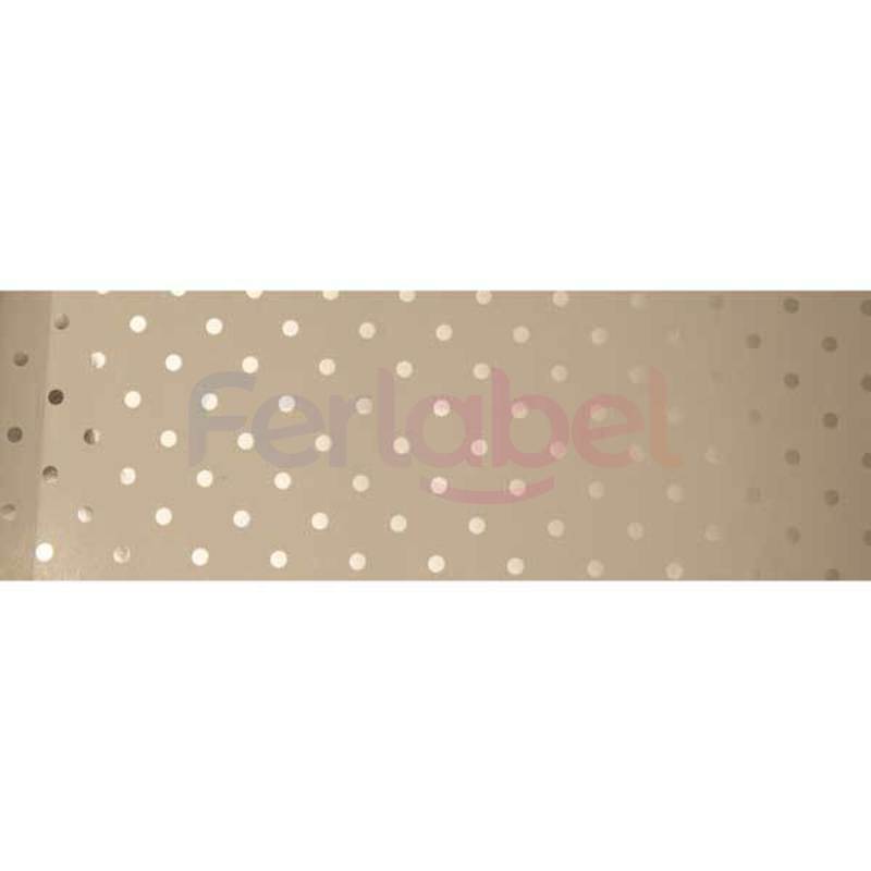 rotolo per simple packet mono ppl bianco pois argento