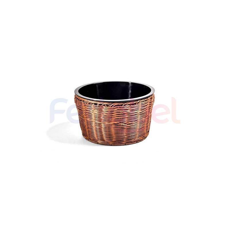 cesto completo con inserto 4,5 lt completo di vaschetta 30,5x 9 