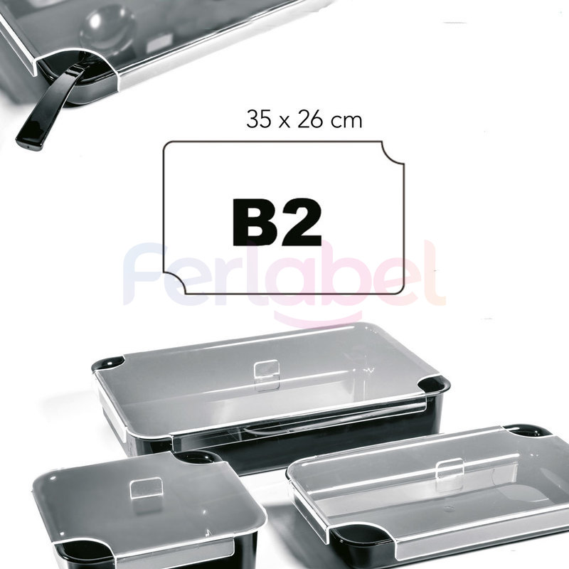 coperchio b2 con doppia apertura 35x26 (conf. 2 pezzi)