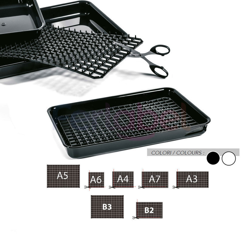 griglia modulare per vassoi 38,2x24,5 (conf. 5 pezzi)