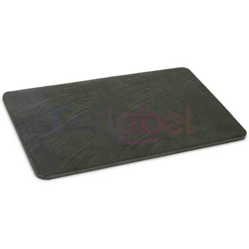 piatto rettangolare in ardesia 325 x 175 mm