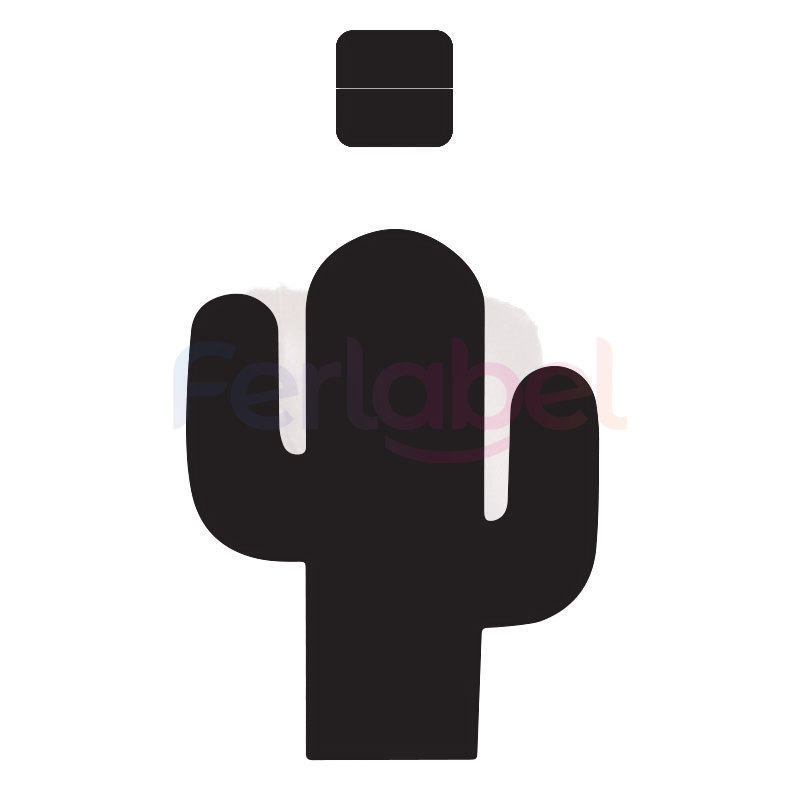 lavagna horeca cactus 35x45h completa di base 10x10