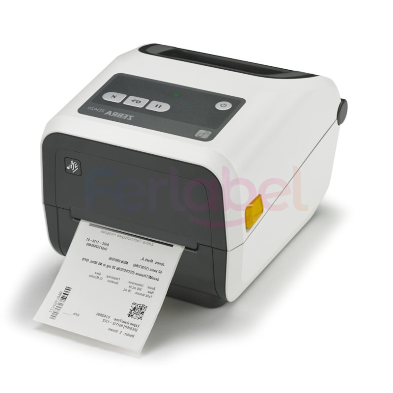 stampante healthcare zebra zd420, trasferimento termico a cartucce 4\" - 300dpi - usb/usb host/btle/lan