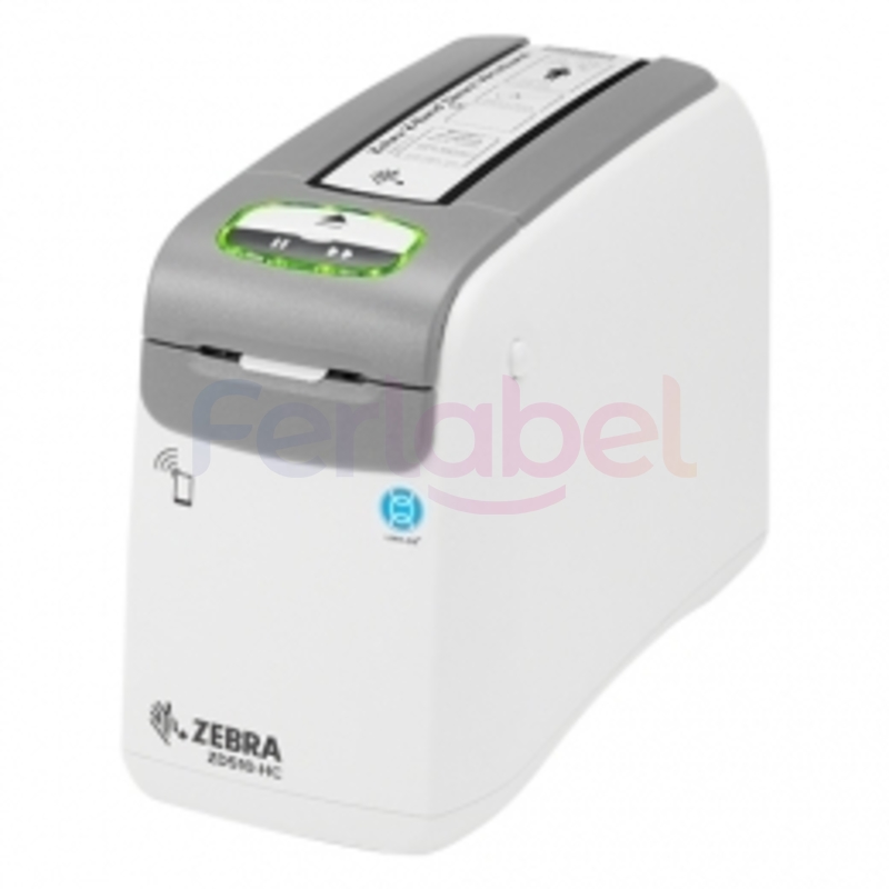 stampante zebra zd510, 12 punti /mm (300dpi), usb, bt, ethernet, wlan, rtc, zplii