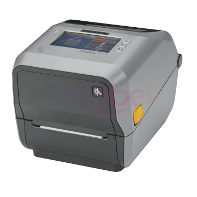 stampante zebra zd621t trasferimento termico - 203dpi - display - rtc - usb, usb host, rs232, bt (ble), lan
