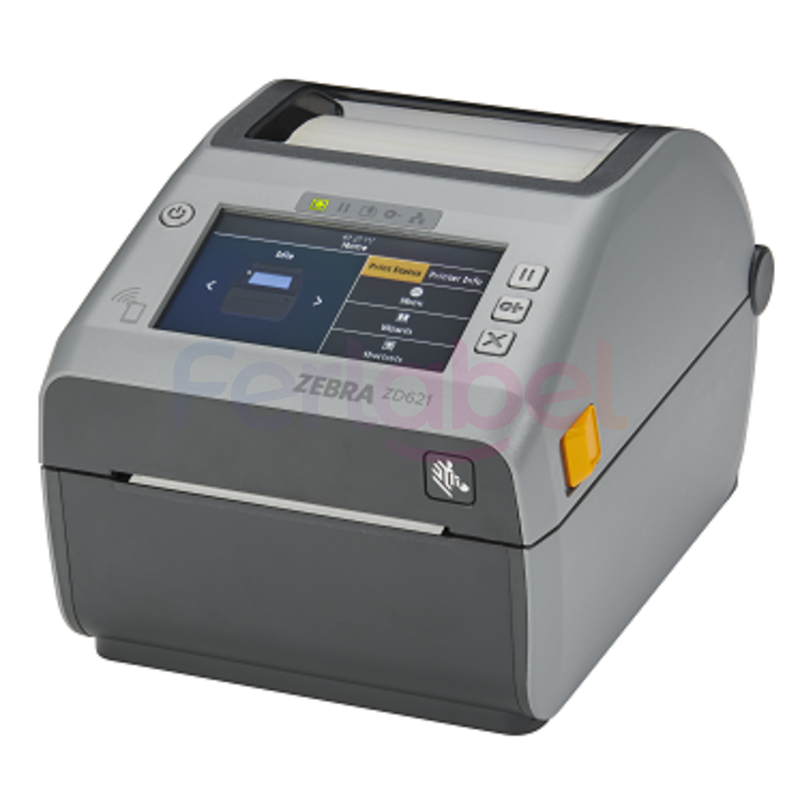 stampante zebra zd621d termico diretto - 203dpi - display - rtc - usb, usb host, rs232, bt (ble), lan