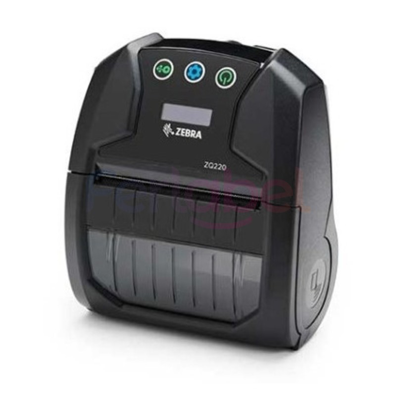stampante portatile zebra zq220, termico diretto 203dpi, cpcl, usb, bt