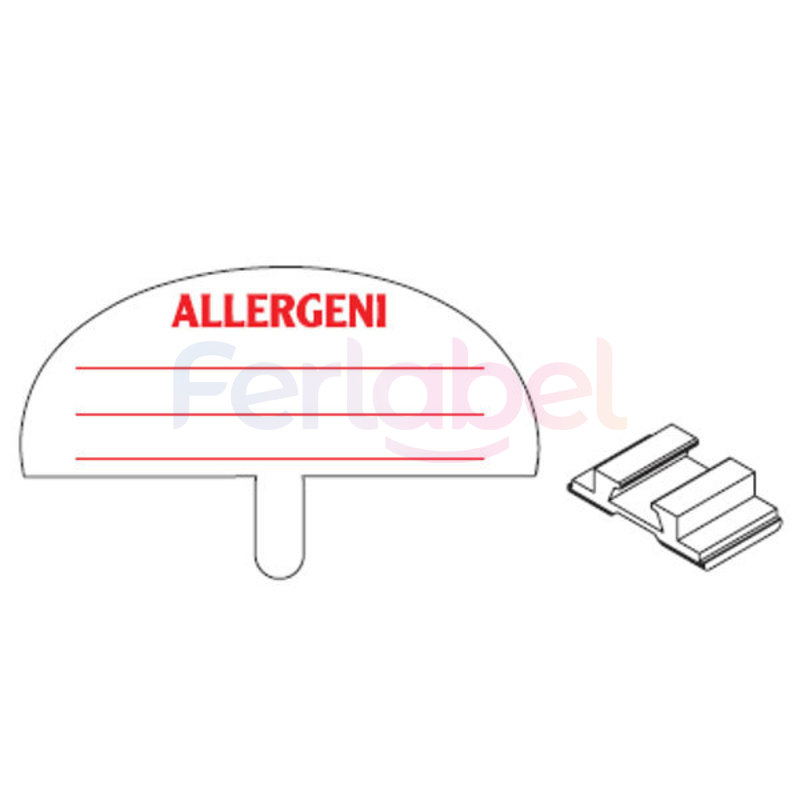 supplemento \"allergeni\" per eti jack ( conf 25 pz)