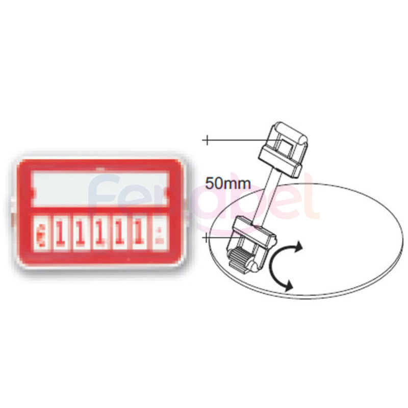 segnaprezzo eti saby + base (conf 25 pz)