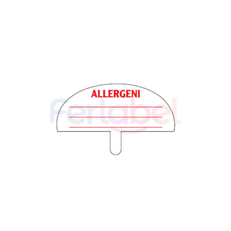 supplementi \"allergeni\" per tasca 115x85 (conf 25 pz)