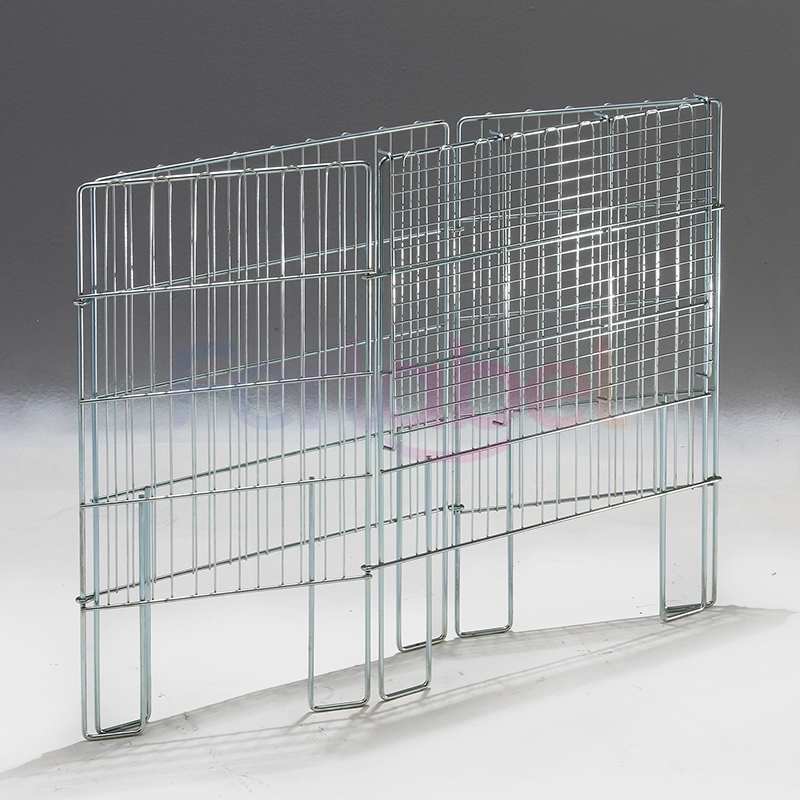 bancarella pieghevole in filo zincato 600x400x800 h (conf 5 pezzi)