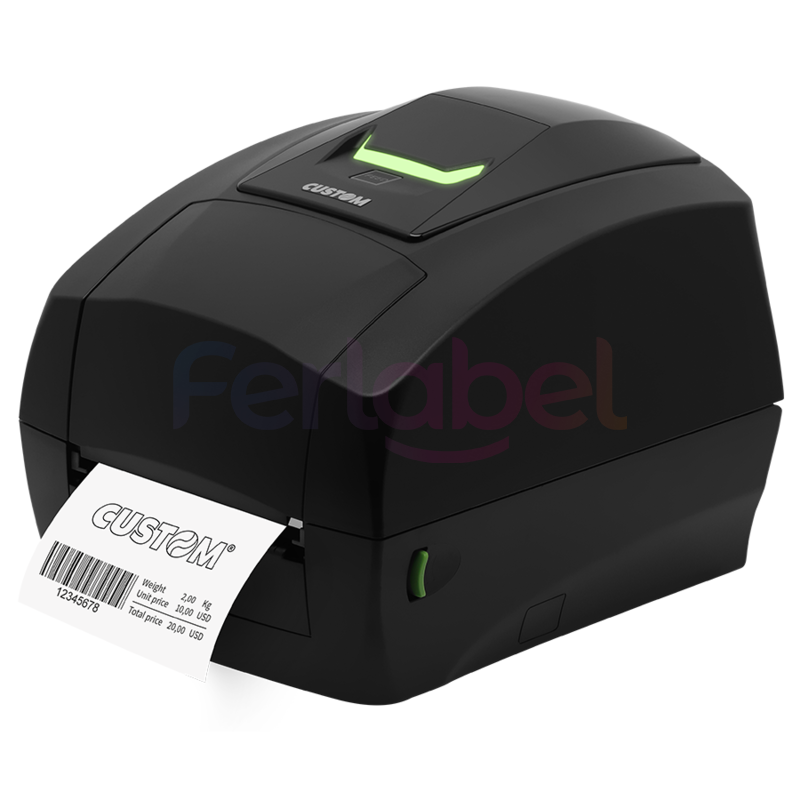 stampante custom d4 102 trasferimento termico 203dpi usb
