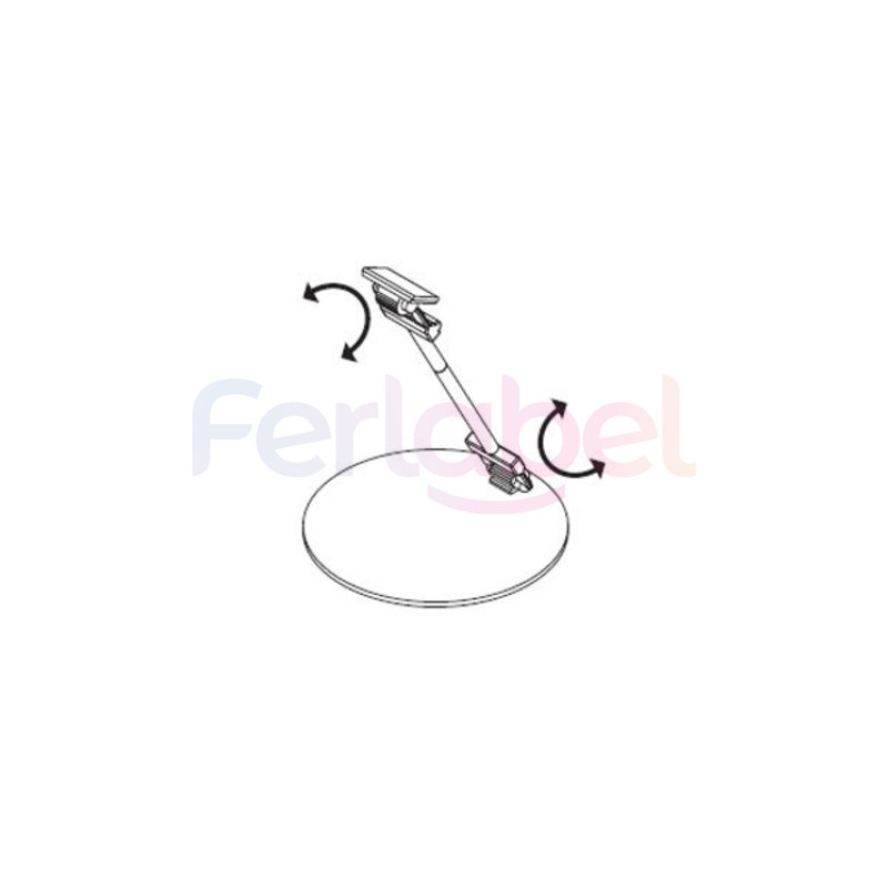 base con asta 150mm (conf 25 pz)