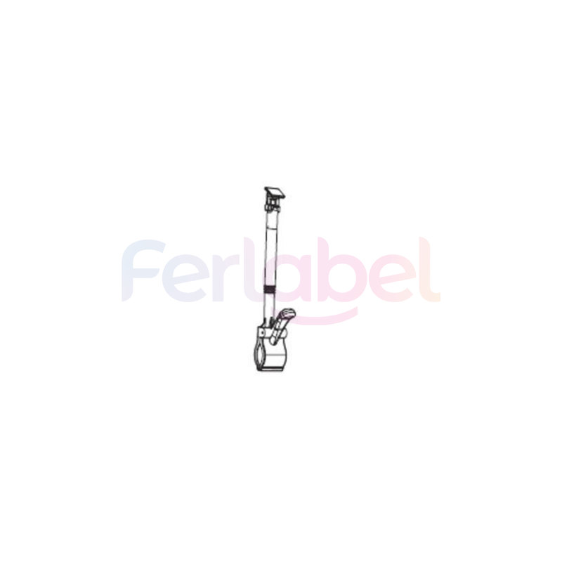 pinza con adattatore piano (conf 25 pz)