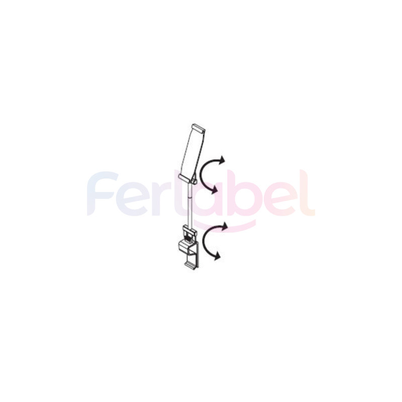  \nmolletta con asta 100mm e inserto a7 (conf 25 pz)