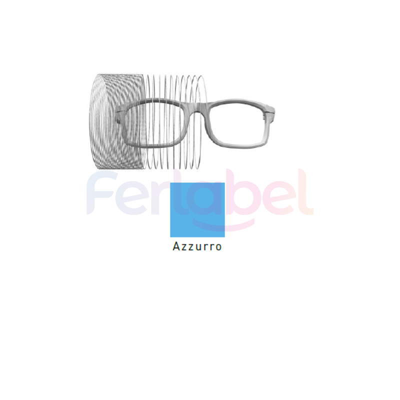 filamento in pla standard \u00d81.75mm azzurro