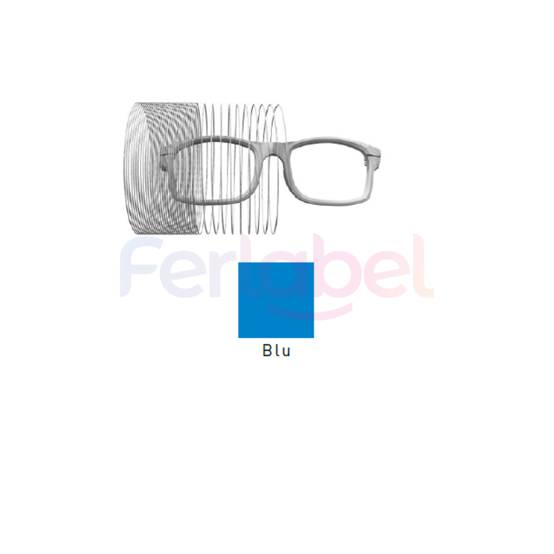 filamento in pla standard \u00d81.75mm blu