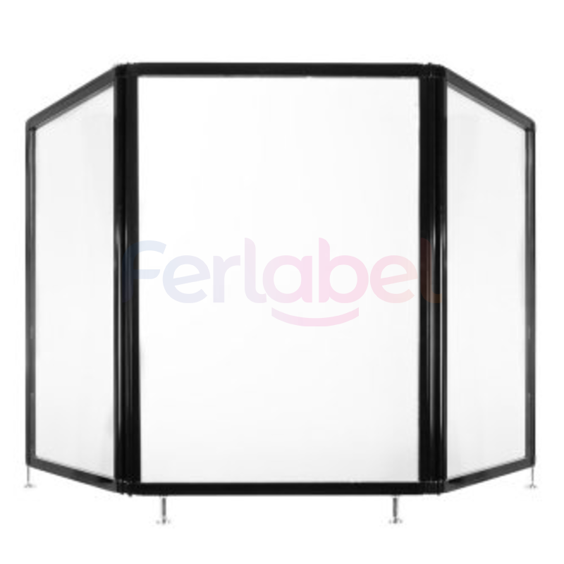 pannello protettivo plexiglass apg guardiant tri-panel countertop shield - 1980 x 920 mm senza finestra 