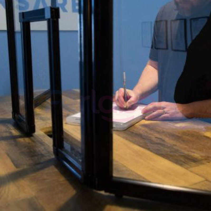 pannello protettivo plexiglass apg guardiant tri-panel countertop shield - 2010 x 1000 mm con finestra 