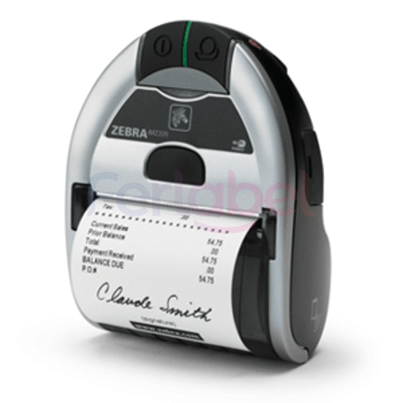 stampante portatile zebra imz320 termico diretto 203dpi usb/bluetooth plug uk