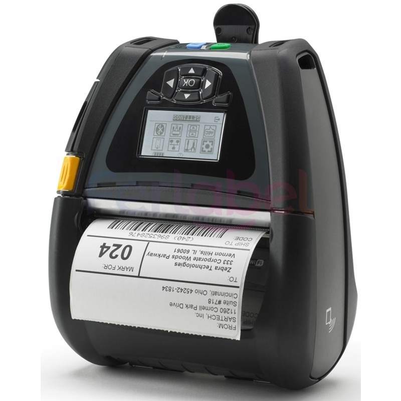stampante portatile zebra qln420 termico diretto usb/rs232/lan/bluetooth