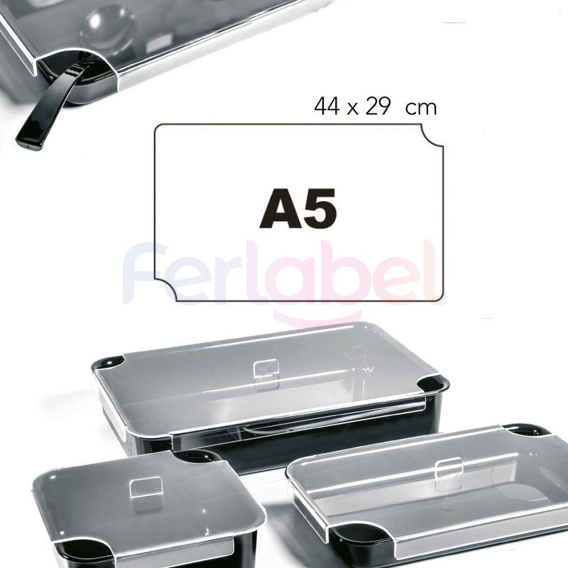 coperchio a5 con doppia apertura 44x29 (conf. 2 pezzi)