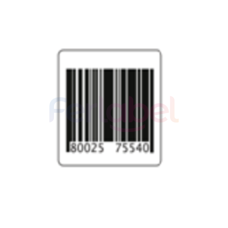 etichetta antitaccheggio checkpoint 5x5 economy per sistemi radiofrequenza rf disatt.finto barcode(1000et)