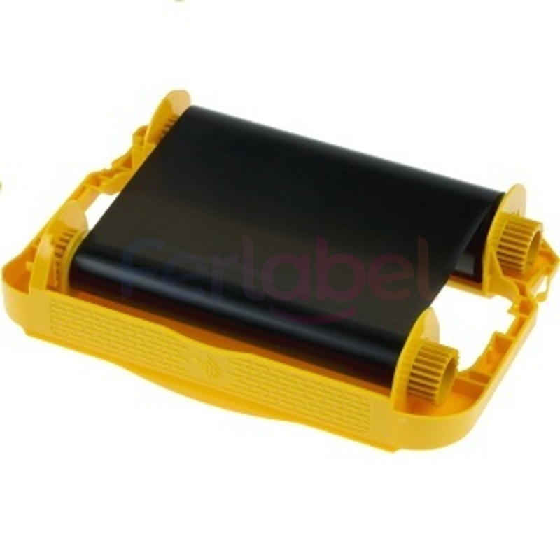 cartuccia film termico zebra 110x74 mt 2300 wax per zd420c - confezione da 6 pz