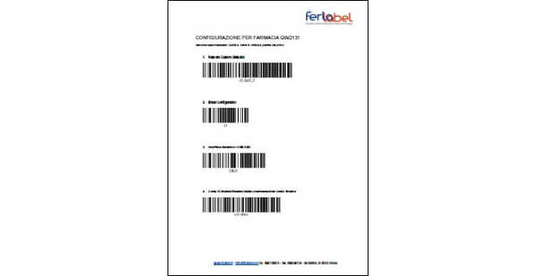 configurazione lettore datalogic quickscan qd2131 per farmacie