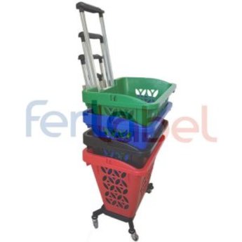 nuovi cestoni spesa da 40lt integrati in struttura metallica