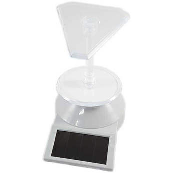 espositore girevole ad energia solare