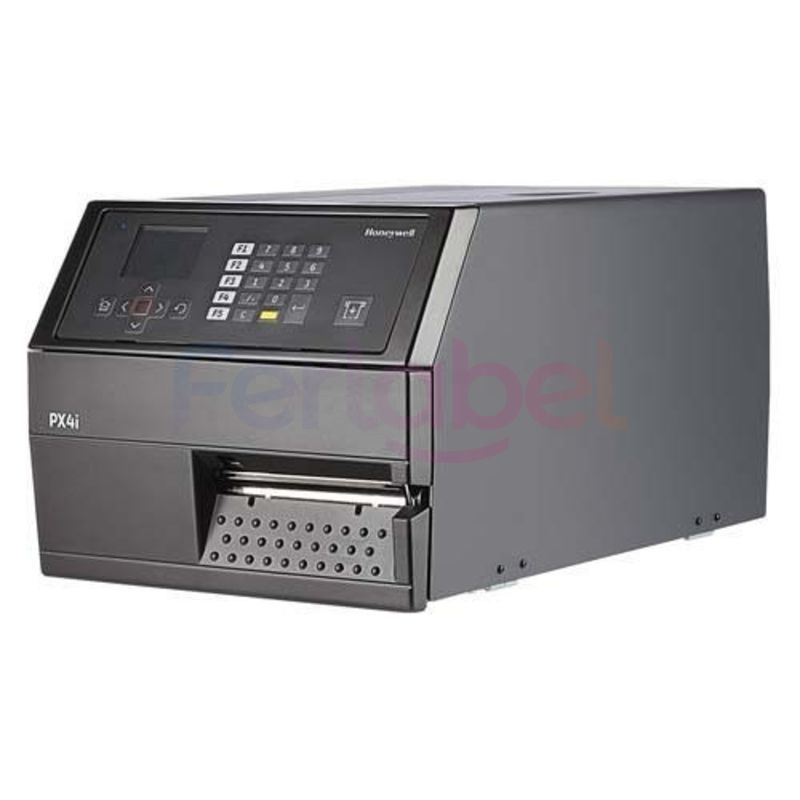 stampante honeywell px4e, trasferimento termico, 203dpi, spellicolatore, display, usb, rs232, lan