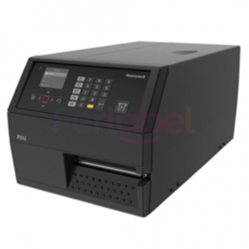 stampante honeywell px4e, trasferimento termico, 300dpi, display, spellicolatore, usb, rs232, lan