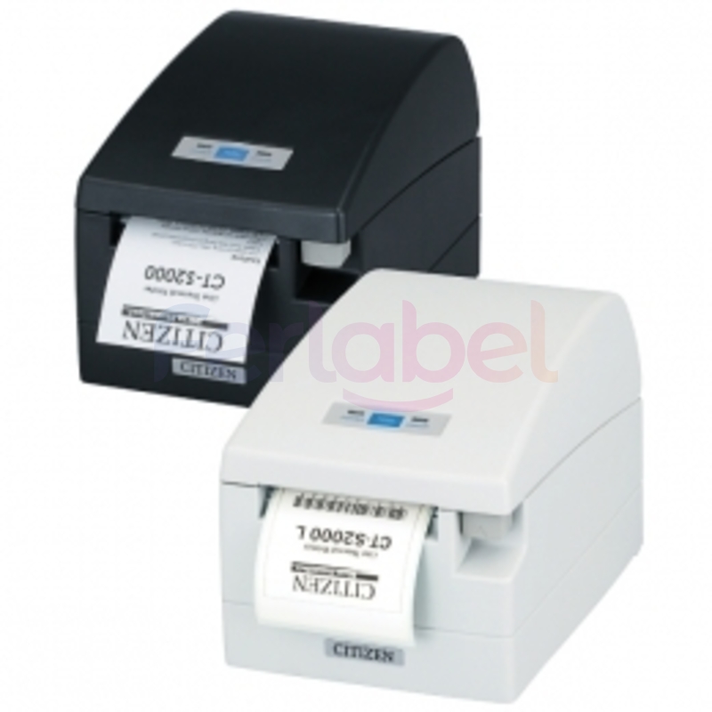 stampante citizen per scontrini non fiscale ct-s2000/l, termico diretto, 203dpi, usb, rs232, nero