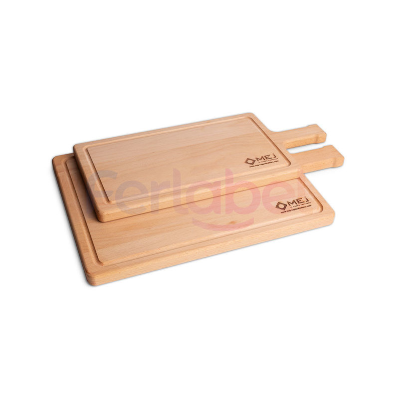 tagliere in legno con manico cm 25x12x2 h 