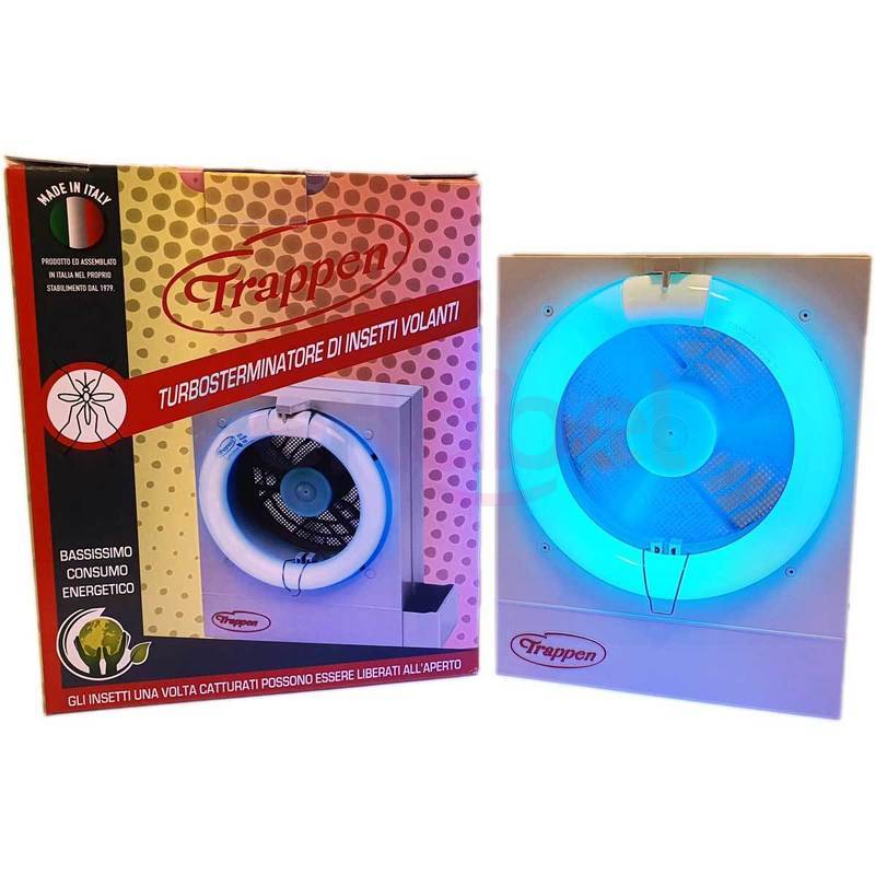 sterminatore di insetti ad aspirazione trappen's turbo tx3000