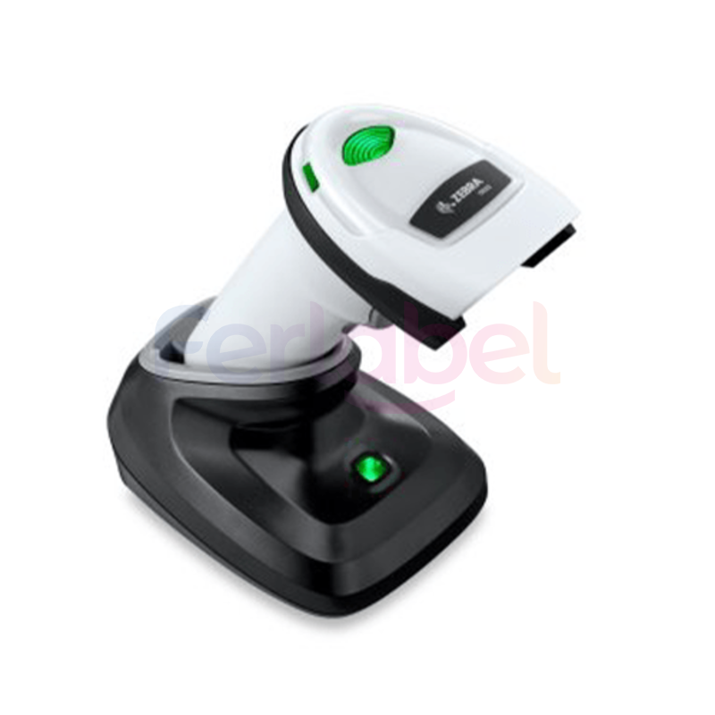 kit lettore zebra ds2278 area imager 2d bianco, bluetooth, usb + base + cavo usb