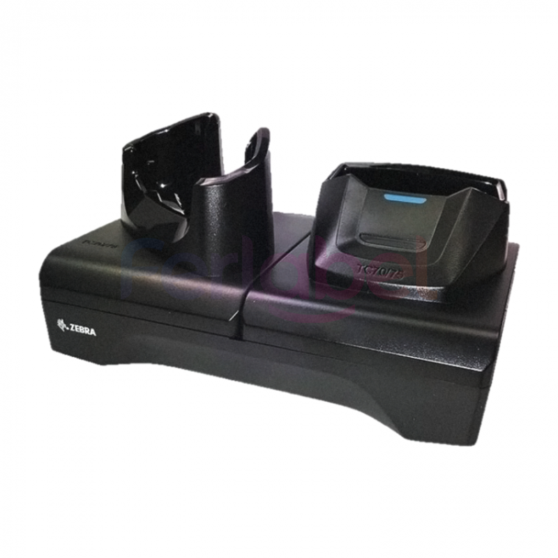 culla di ricarica zebra 1 slot + 1 slot batteria per tc72/77