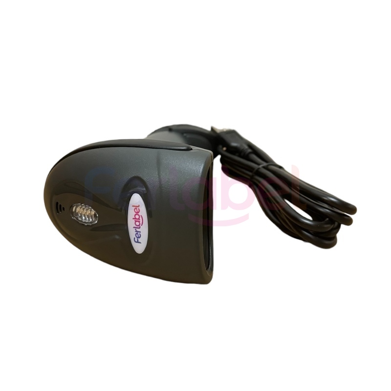 kit lettore ferlabel ds1108 linear imager 1d nero, usb + cavo usb