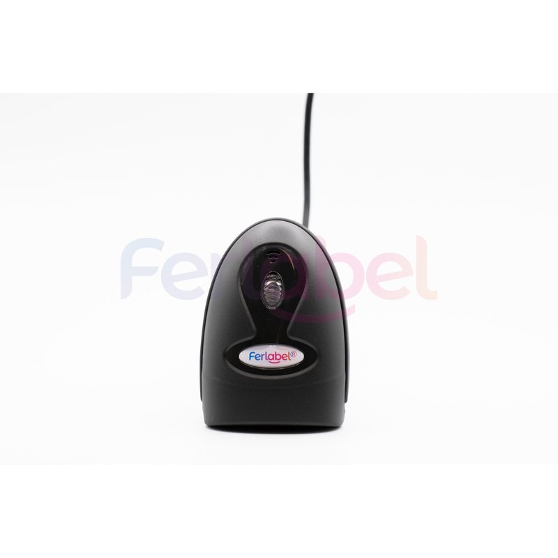 kit lettore ferlabel ds1108 linear imager 1d nero, usb + cavo usb