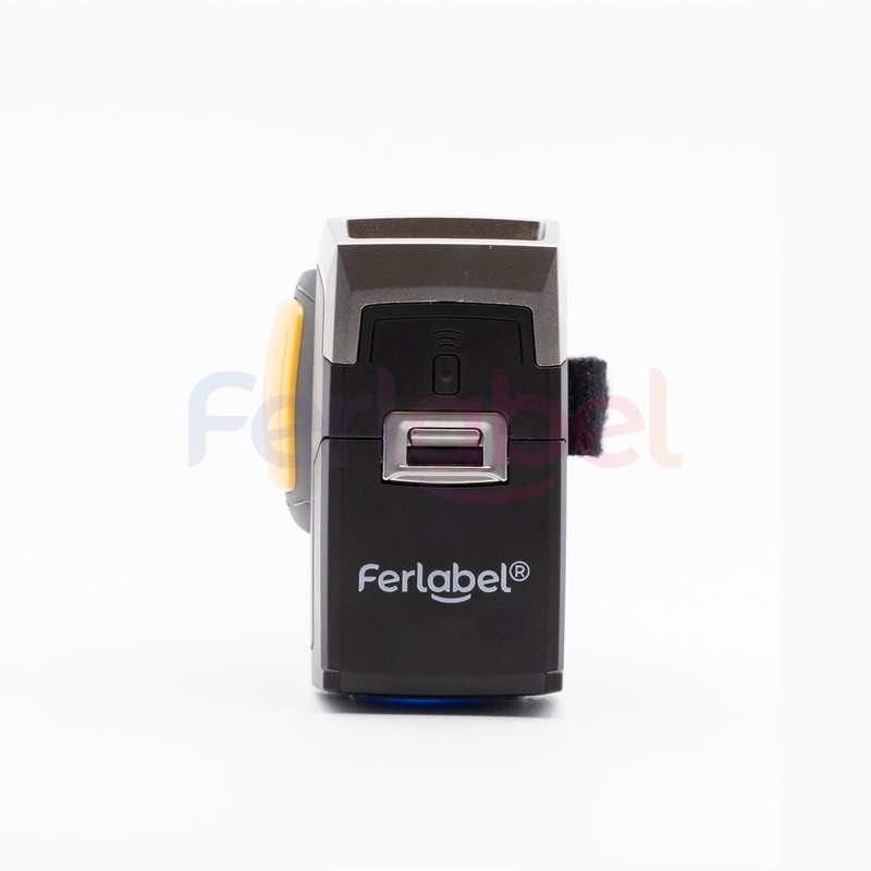 ring scanner ferlabel rs500 area imager 2d nero, usb, bluetooth, wifi + dongle + cavo usb
