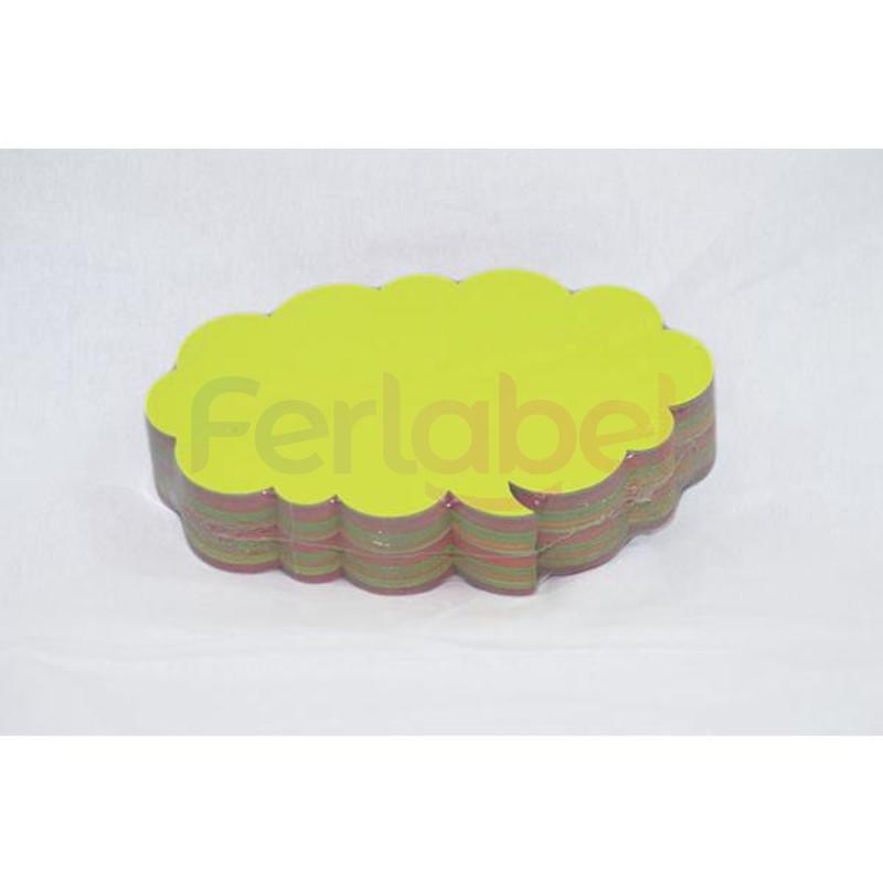 conf. cartoncino fustellato nuvola (130x210)  100 pz. (2x50)