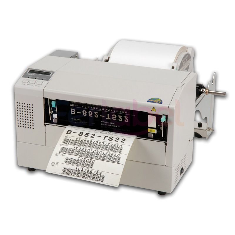 stampante toshiba b-852, trasferimento termico, 8\",  300 dpi, usb, lan