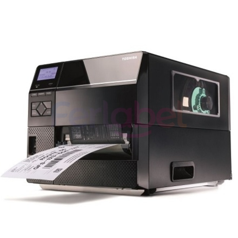 stampante toshiba b-ex6t3, trasferimento termico, 300dpi, 6\", usb, lan, display