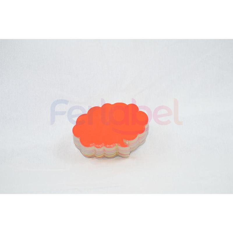conf. cartoncino fustellato nuvola piccola (70x110) 100 pz. 