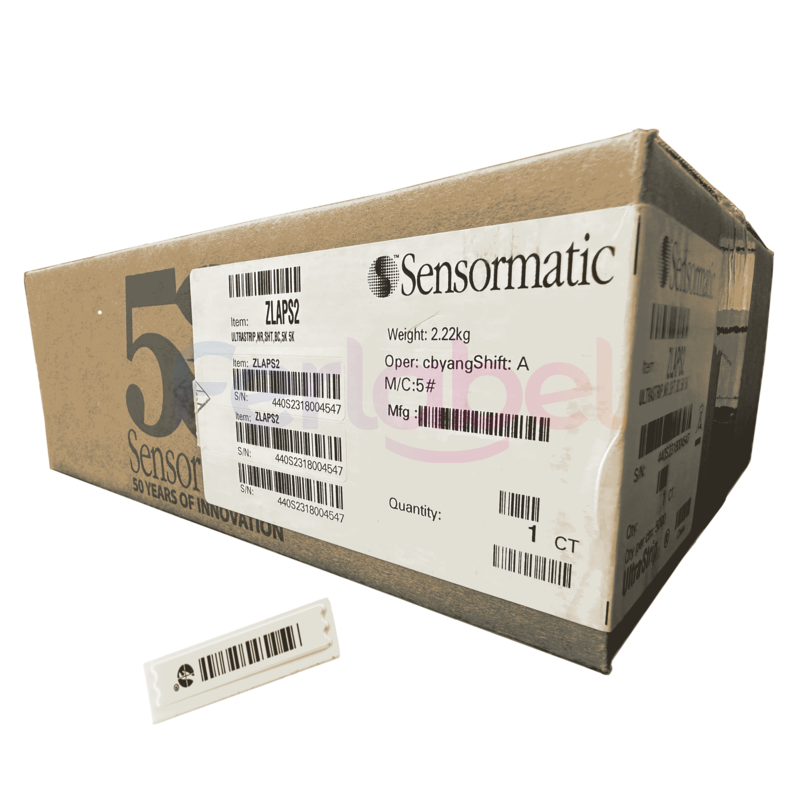 etichetta antitaccheggio per sistemi acustomagnetici miniultra strip ii sensormatic on sheet finto barcode (conf 5000 et)
