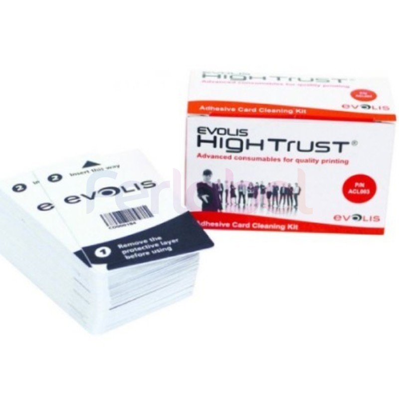 evolis cleaning cards
