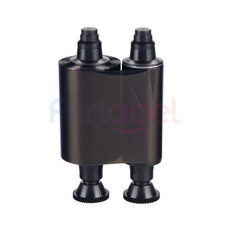 evolis ribbon, black 