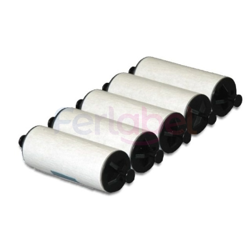 zebra cleaning rollers, 5 pcs.